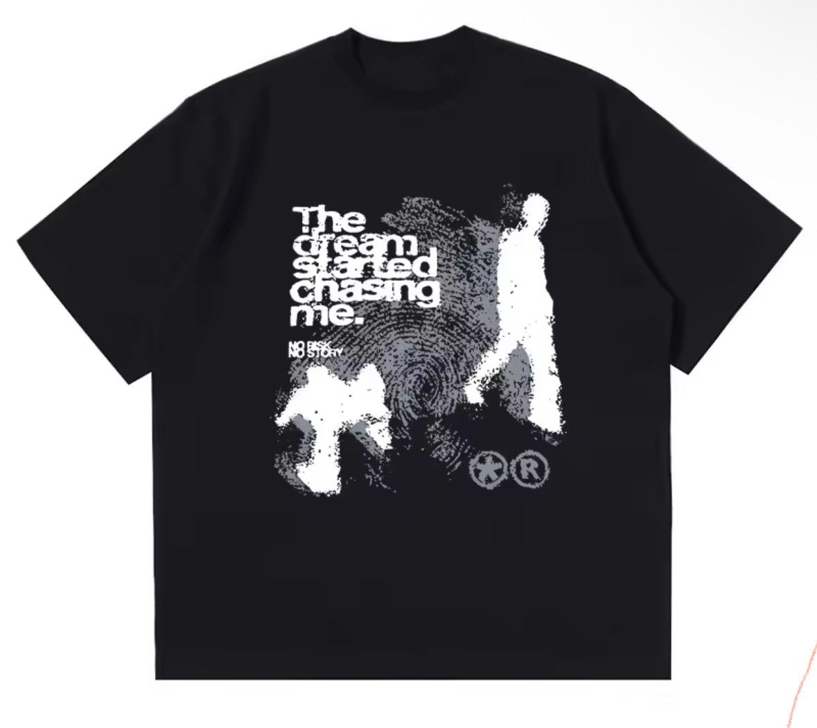 Vintage Y2K Vintage Punk Gothic Shadow Black Short Sleeve T-Shirt Size US L / EU 52-54 / 3 - 1 Thumbnail
