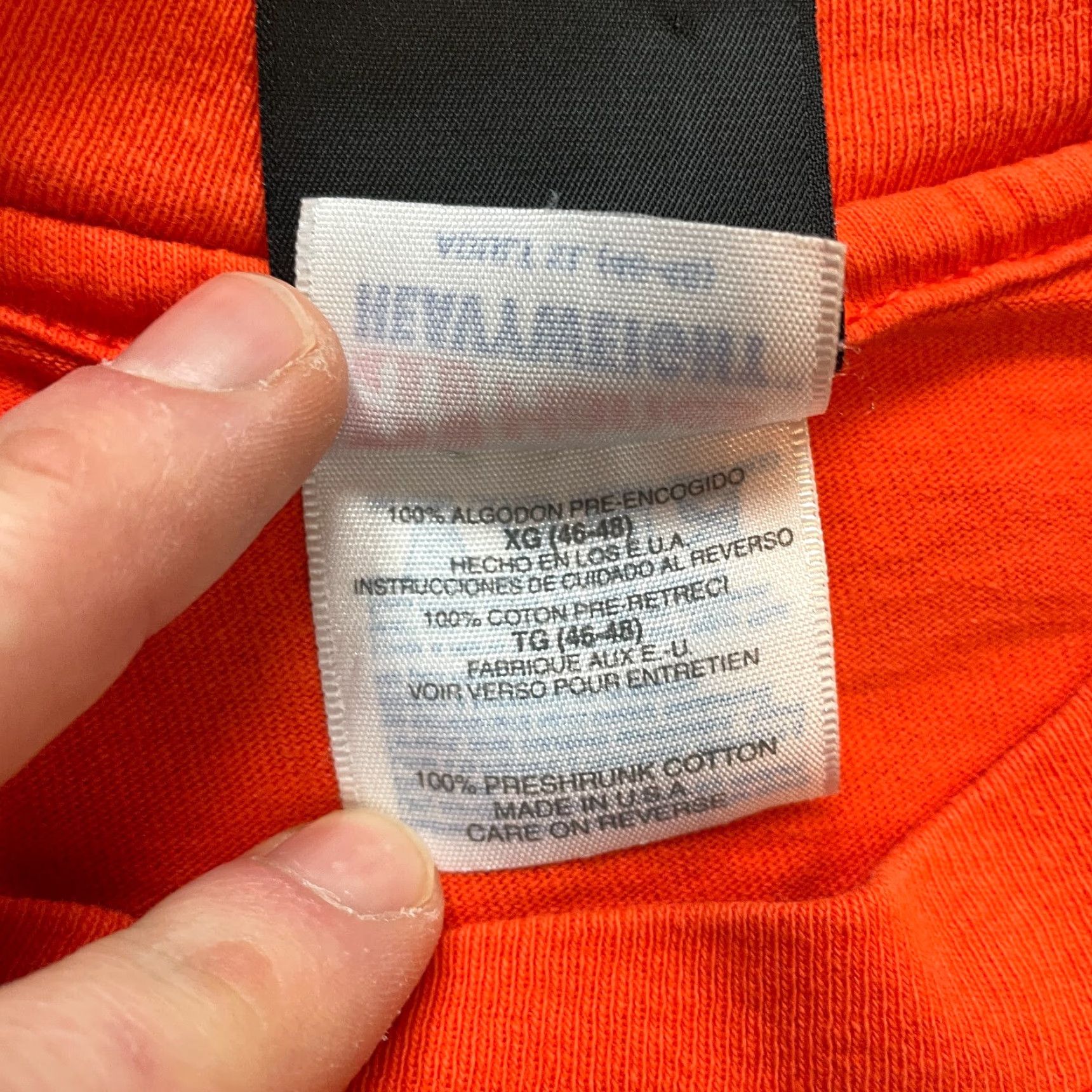 Harley Davidson Harley-Davidson Shirt Adult XL 46-48 Orange Crew Neck Tee Men Biker Hanes Beefy-T Size US XL / EU 56 / 4 - 5 Thumbnail