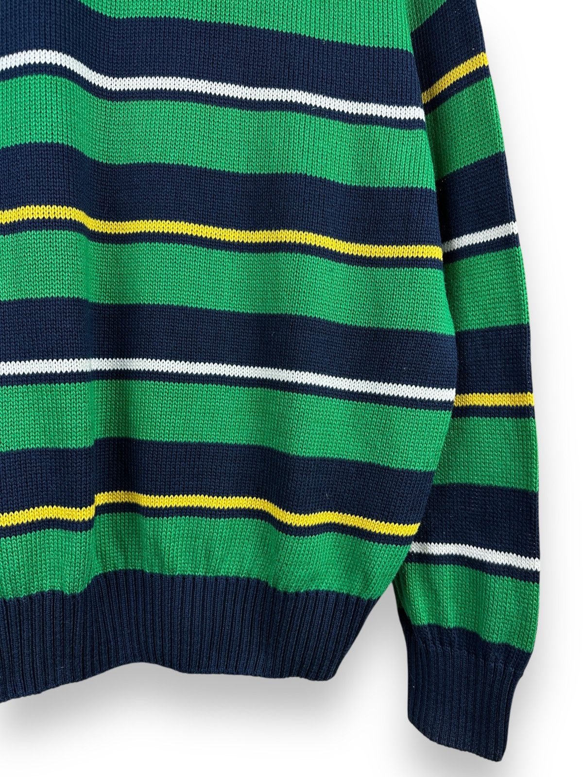Paul & Shark × Vintage Vintage Paul & Shark Yachting Striped Knit Sweater Size US XXL / EU 58 / 5 - 14 Thumbnail