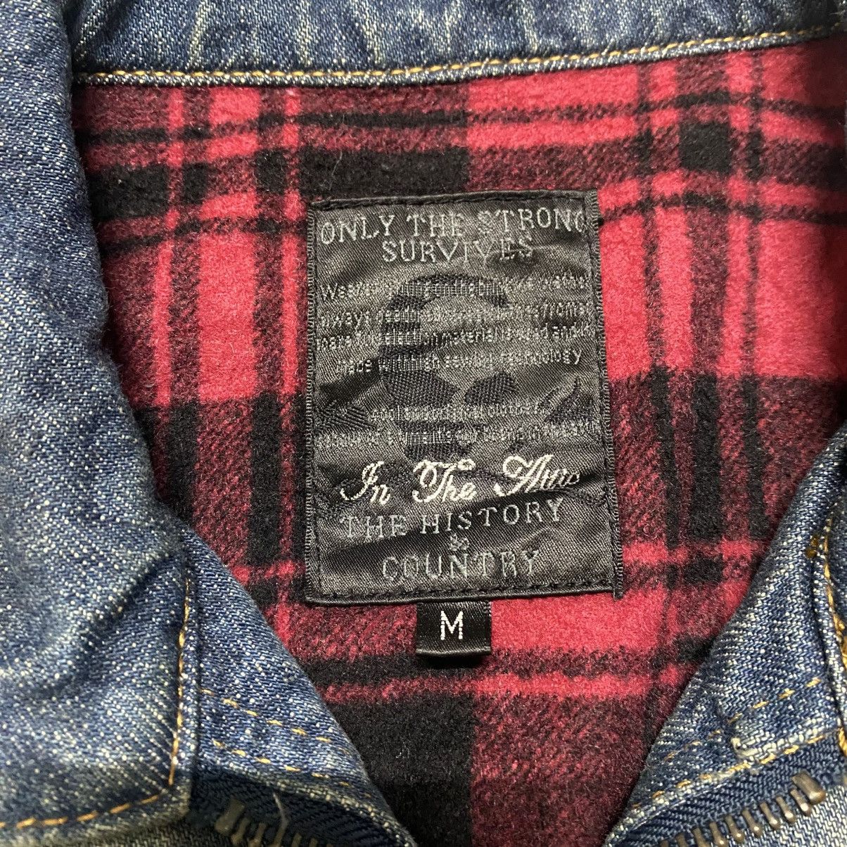 In The Attic IN THE ATTIC Denim Jacket Coated Distressed 'Future Kings' Size US M / EU 48-50 / 2 - 15 Thumbnail