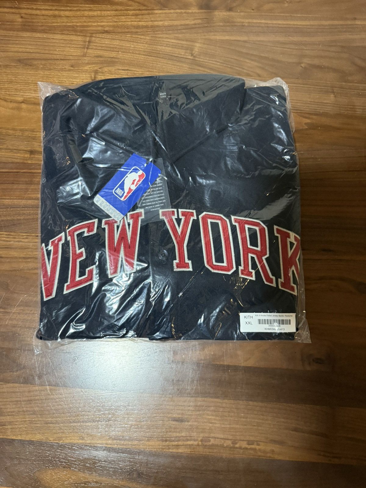 Kith Kith for New York Knicks Felted Apollo Shirt Nocturnal XXL Size US XXL / EU 58 / 5 - 7 Thumbnail