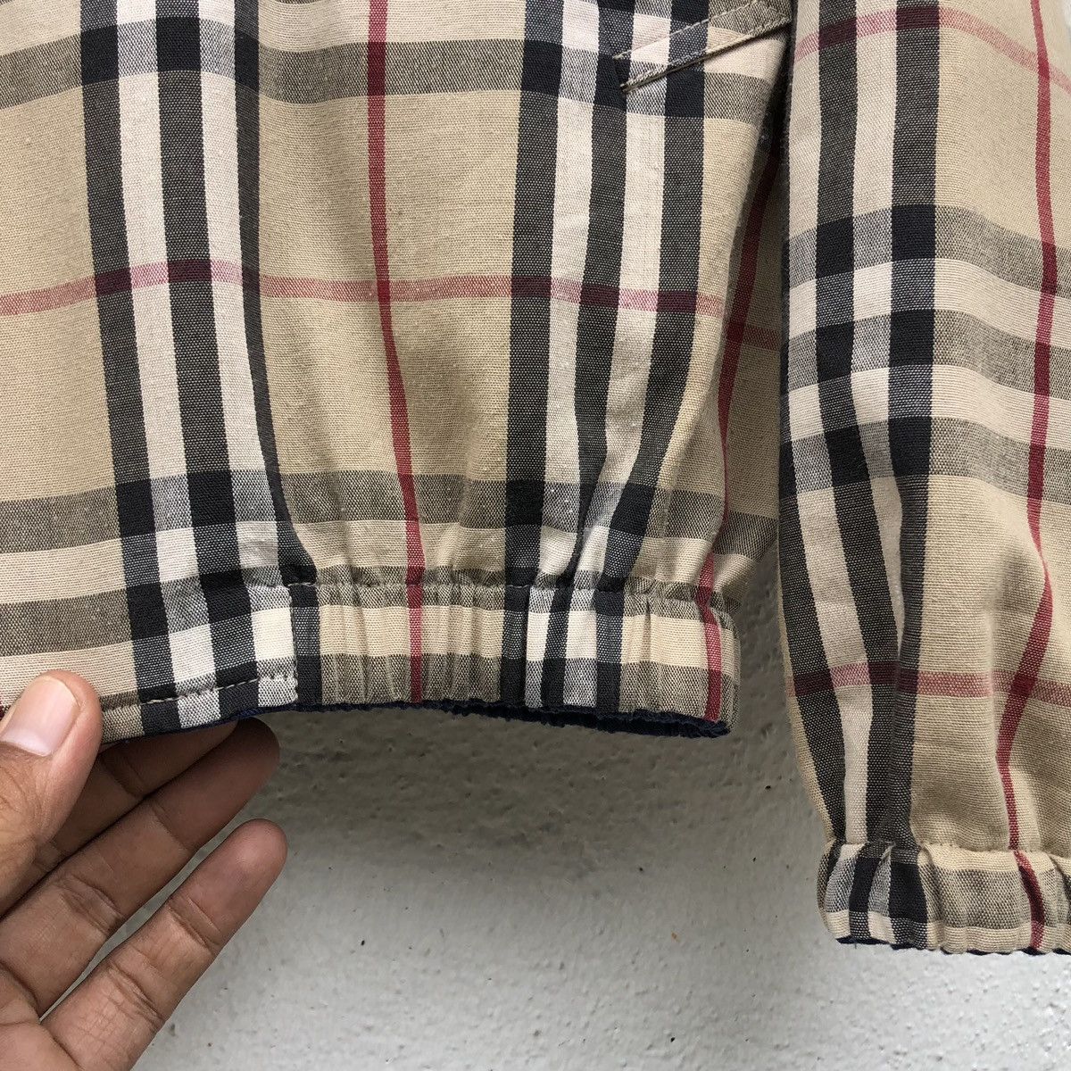 Burberry Vintage Burberrys Checked Reversible Bomber Jacket Size US M / EU 48-50 / 2 - 11 Thumbnail