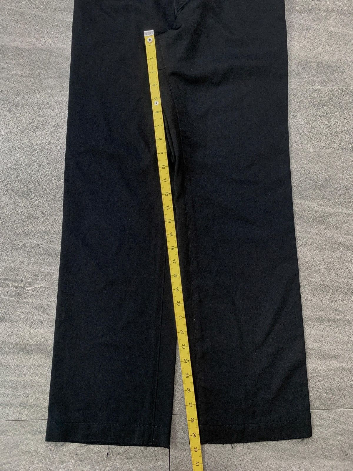Yohji Yamamoto Y's by Yohji Yamamoto Frayed Seam Trousers Size US 29 - 13 Thumbnail