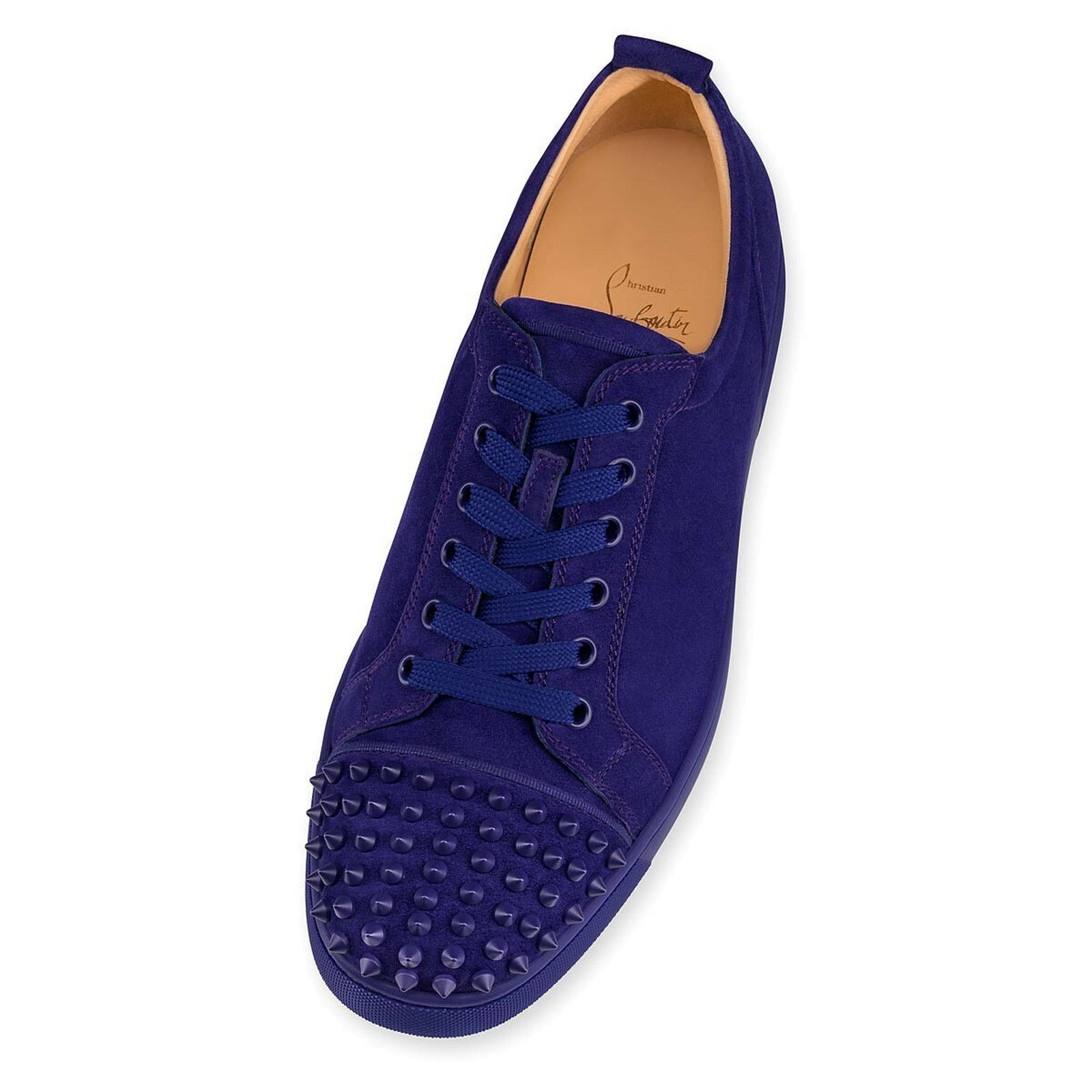Christian Louboutin Christian Louboutin Louis Junior Spikes Flat Nomade Blue Size US 11 / EU 44 - 6 Thumbnail
