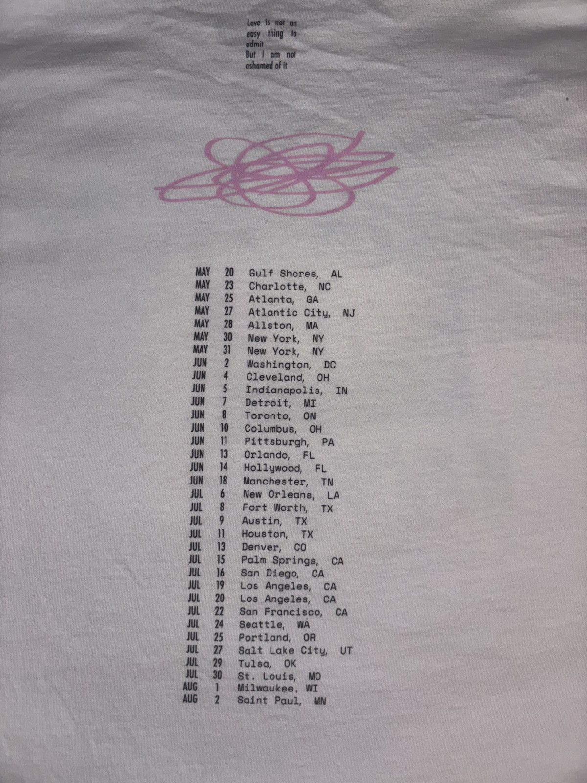 Other Paramore north America tour tee Size US XL / EU 56 / 4 - 4 Thumbnail
