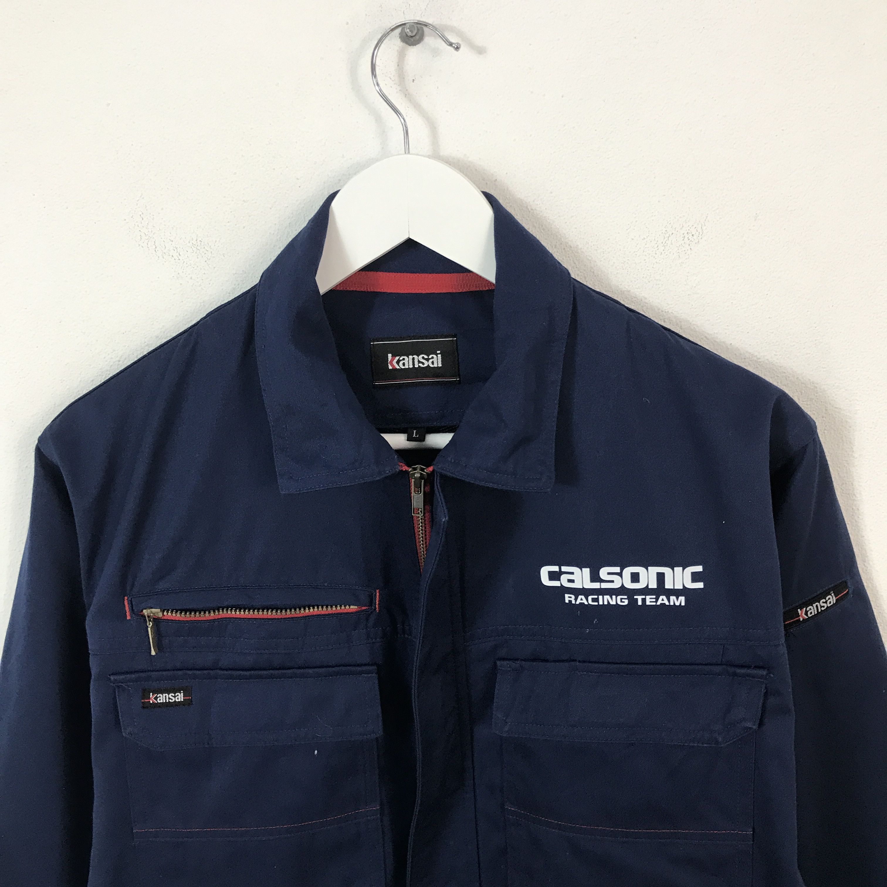 Japanese Brand Calsonic x Kansai Custom Japan Worker Jacket Size US L / EU 52-54 / 3 - 3 Thumbnail