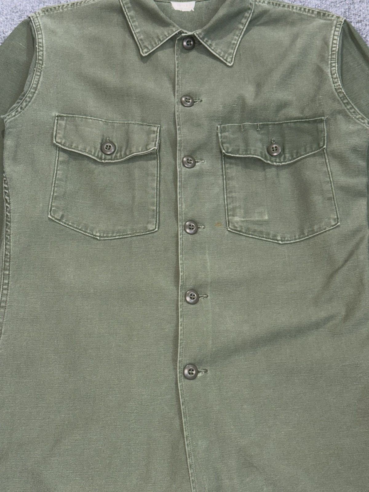 Vintage Vintage OG-107 Military Shirt Jacket Olive Fade USA Size US M / EU 48-50 / 2 - 2 Thumbnail