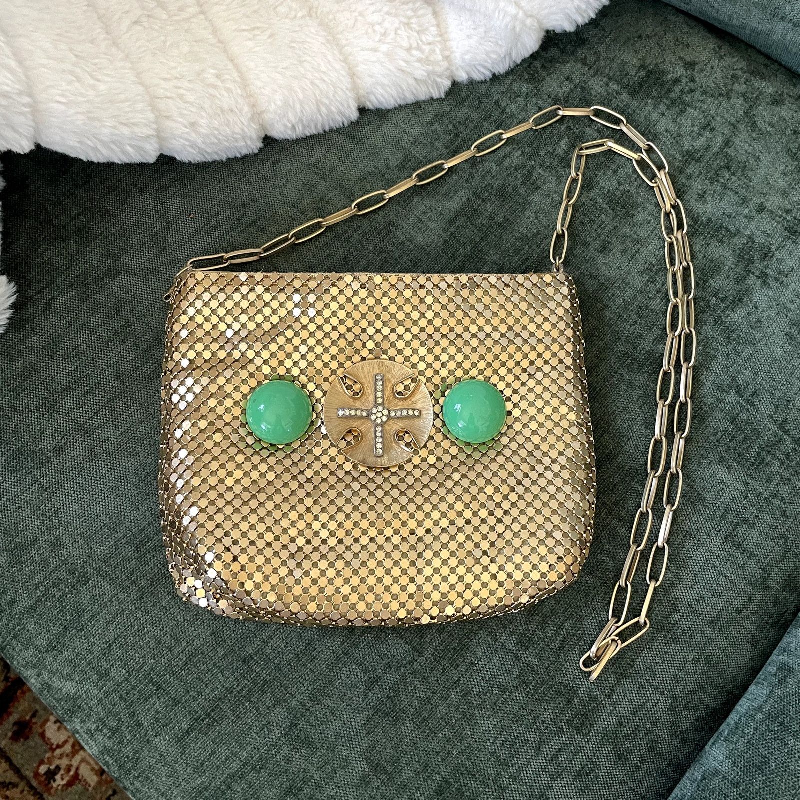 Vintage Vintage MCM Gold Mesh Metallic Chain Link Shoulder Bag Size ONE SIZE - 2 Thumbnail