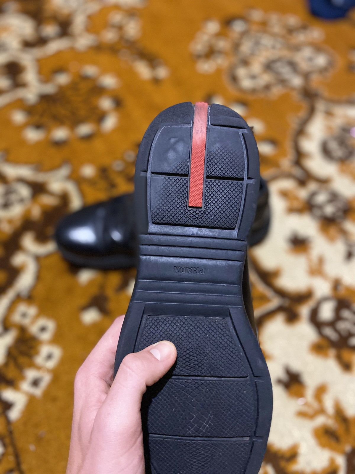 Prada Black Prada Sneakers. Made in Italy Size US 10 / EU 43 - 5 Thumbnail