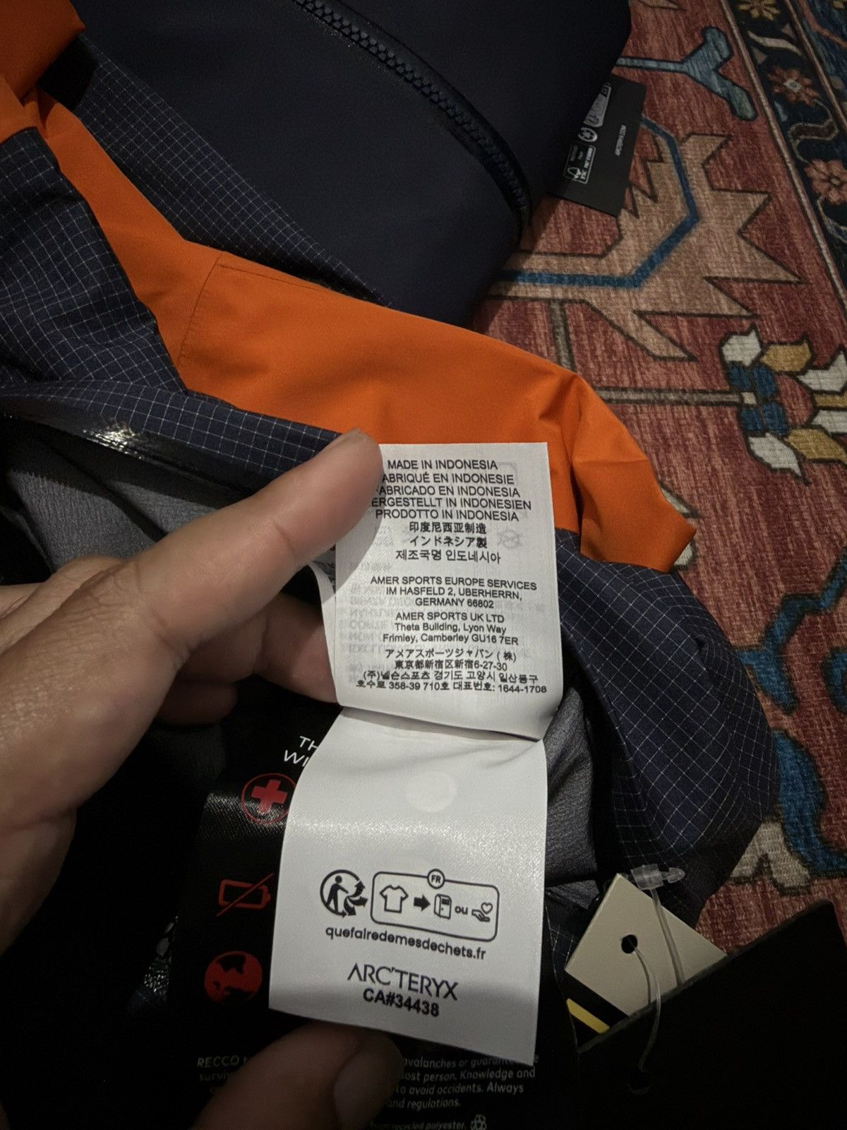 Arc'teryx Arcteryx Alpha Jacket Black Sapphire Phenom Size US L / EU 52-54 / 3 - 7 Thumbnail