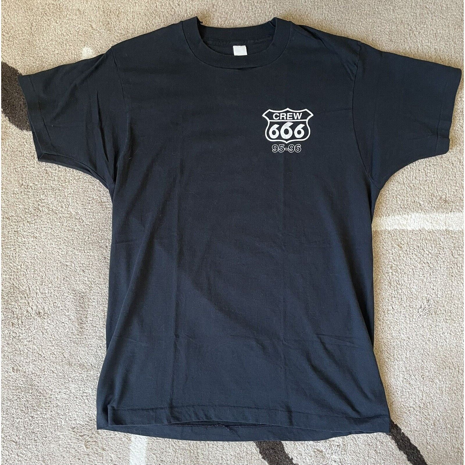 Vintage Vintage Rob Zombie 90s Tour T-Shirt XL Crew ROUTE 666 RARE Size US XL / EU 56 / 4 - 1 Thumbnail