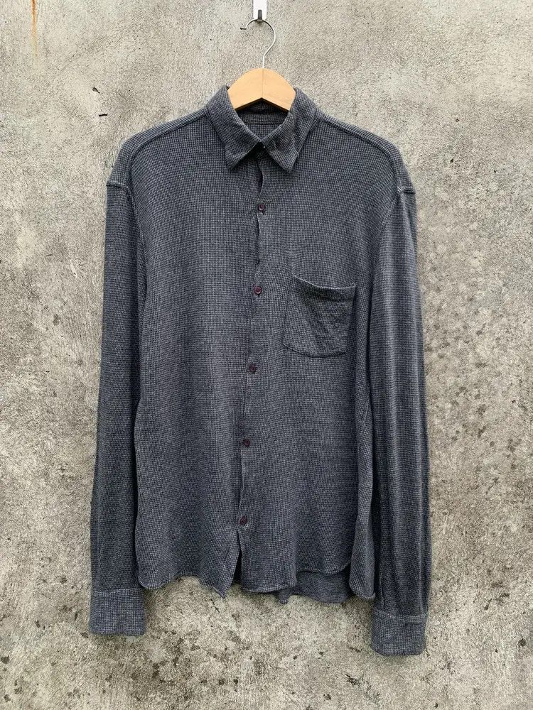 Adolfo Dominguez Adolfo dominguez hounsdtooth flannel shirt Size US L / EU 52-54 / 3 - 1 Thumbnail