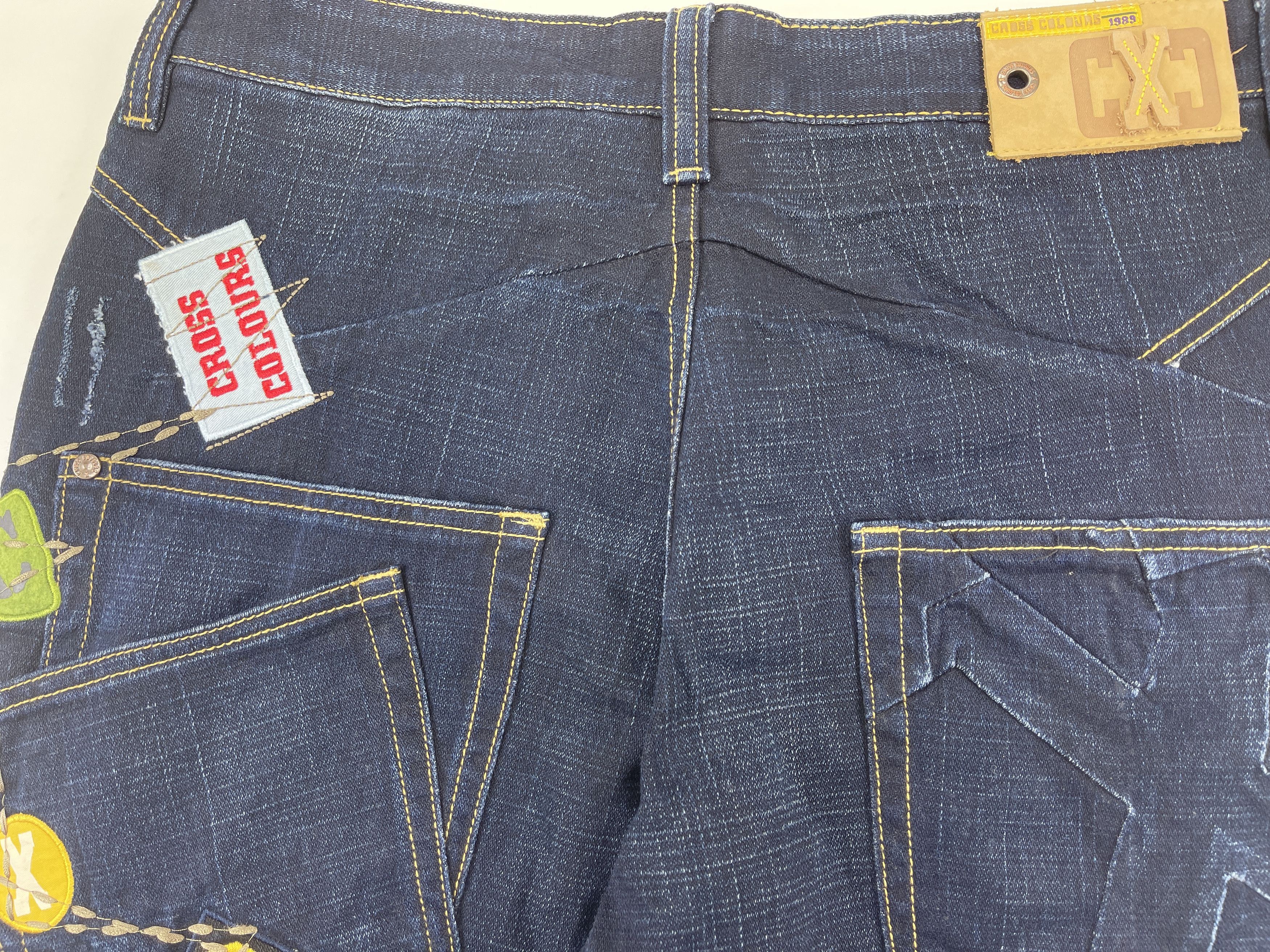 Cross Colours Cross Colours jeans, vintage, 90s hip hop, baggy, 1990s W 28 Size US 28 / EU 44 - 6 Thumbnail