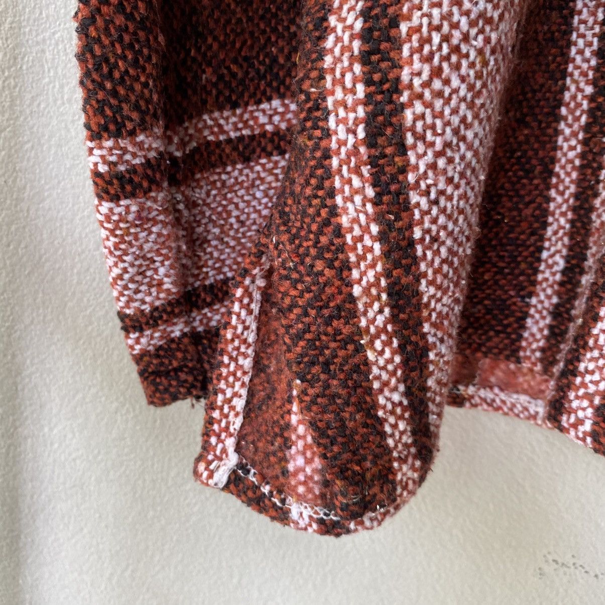 Vintage Brown & Pink Striped Baja Hoodie Size US M / EU 48-50 / 2 - 16 Thumbnail