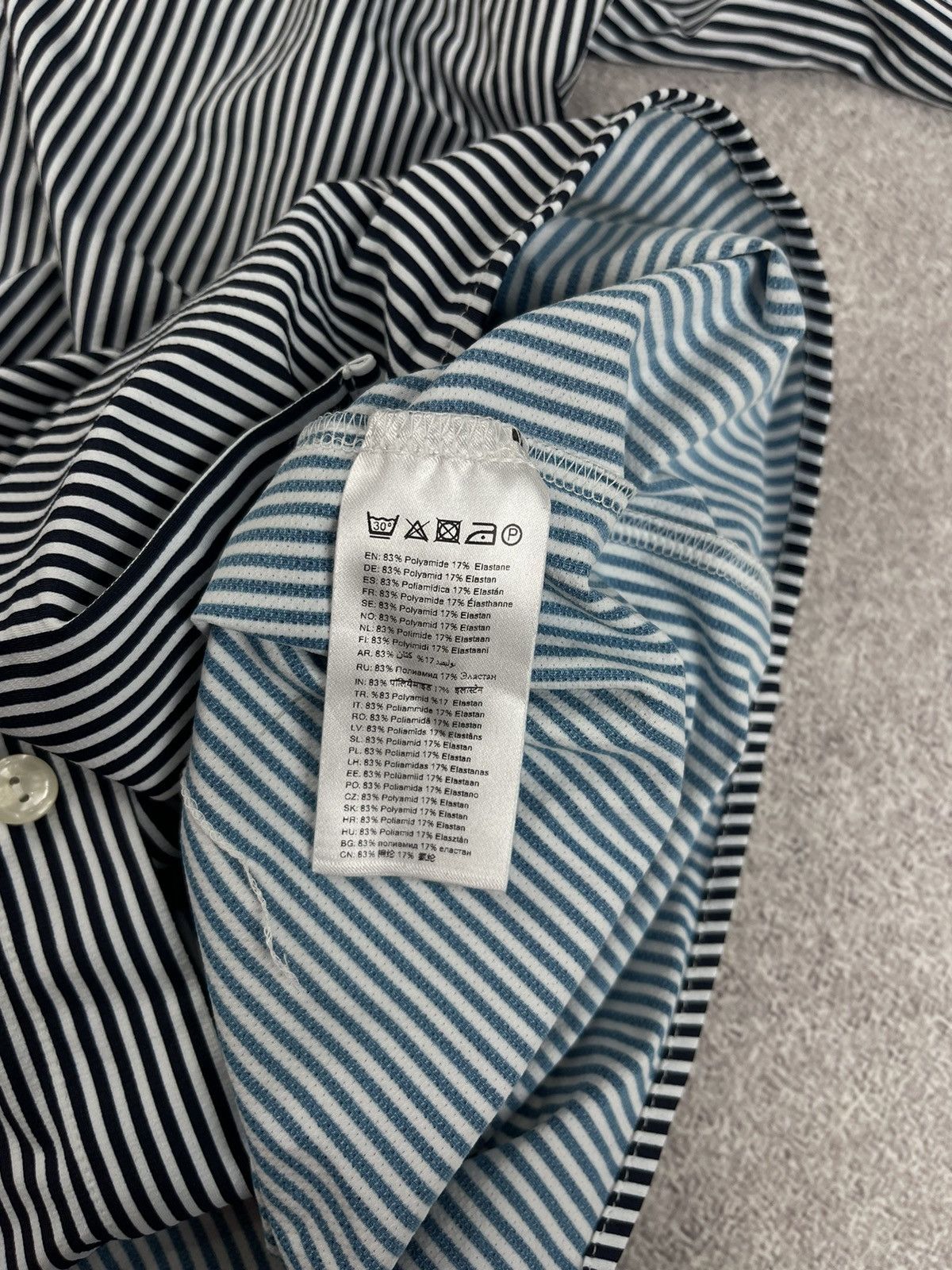 Eton Eton Slim Stripped Long Sleeve Shirt Size 40 15 3/4 Size US M / EU 48-50 / 2 - 7 Thumbnail