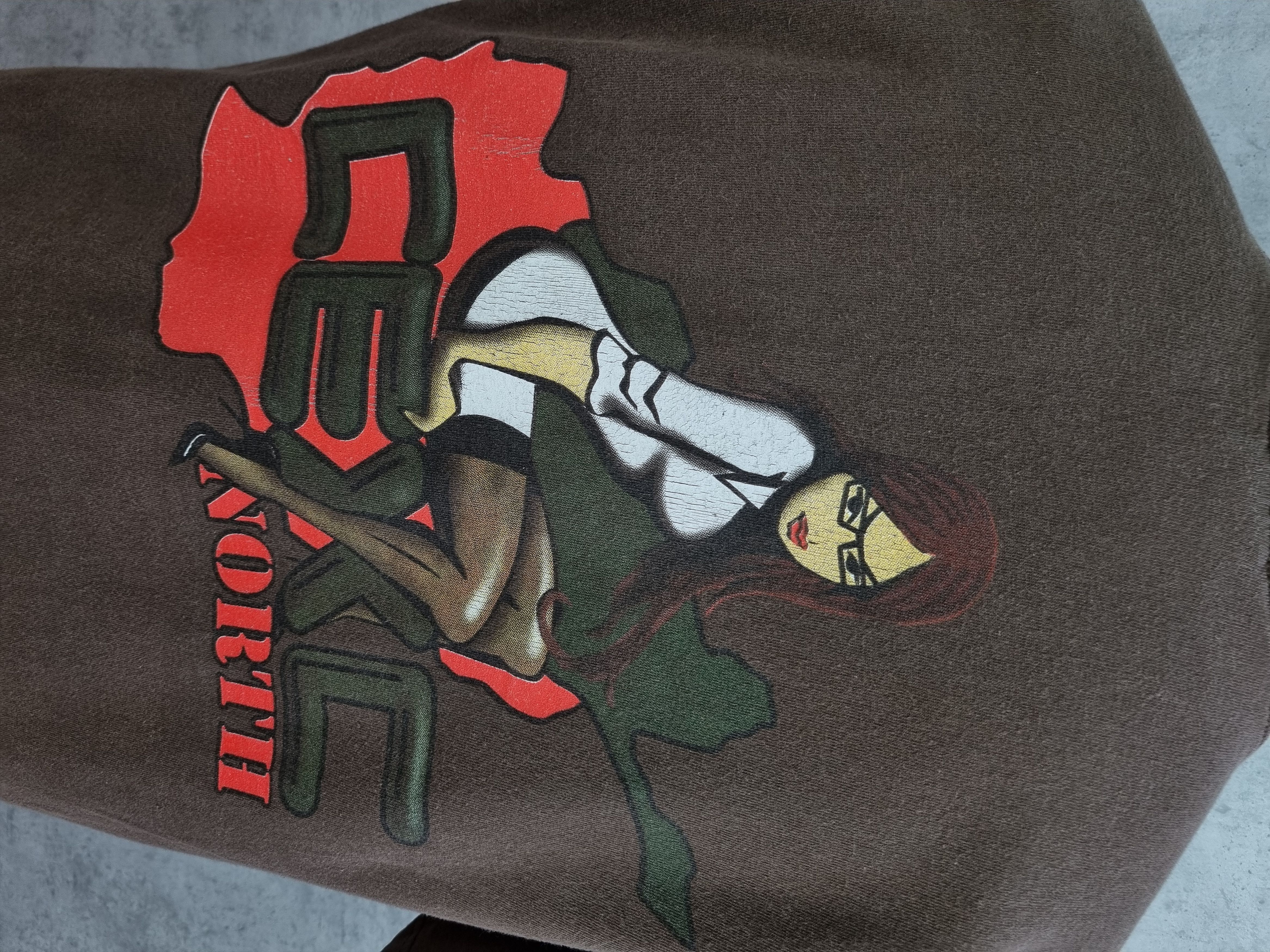 Vintage Rare Afghanistan Exploitation Cell Anvil Tee Shirt Size US L / EU 52-54 / 3 - 6 Thumbnail