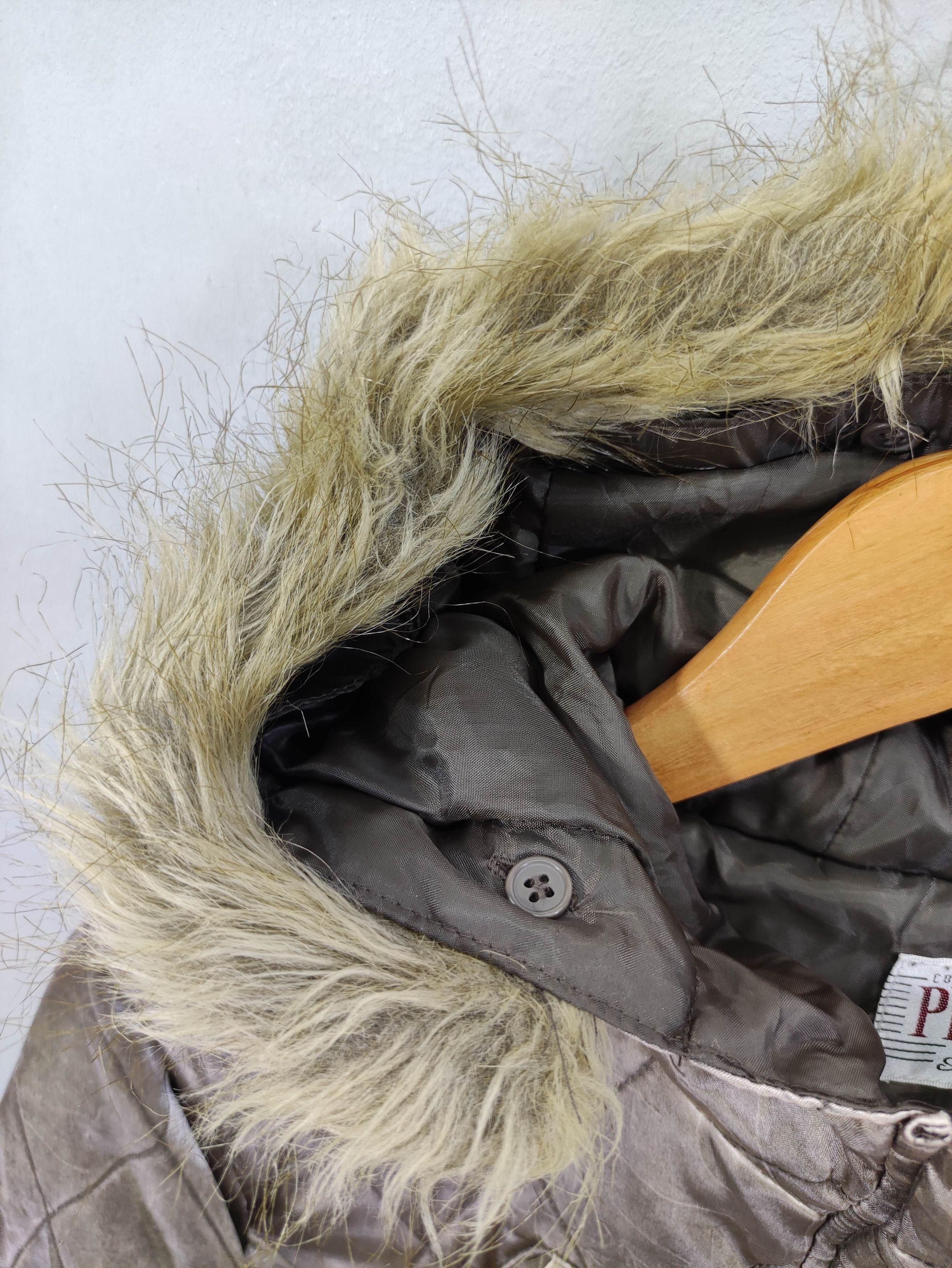 If Six Was Nine Vintage Plymtone Quilted Bomber Style Jacket Hoodie Zipper Size M / US 6-8 / IT 42-44 - 2 Thumbnail