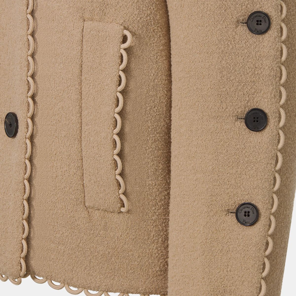 Dior o1bcso1str0225 Peacoat in Beige Size S / US 4 / IT 40 - 3 Thumbnail