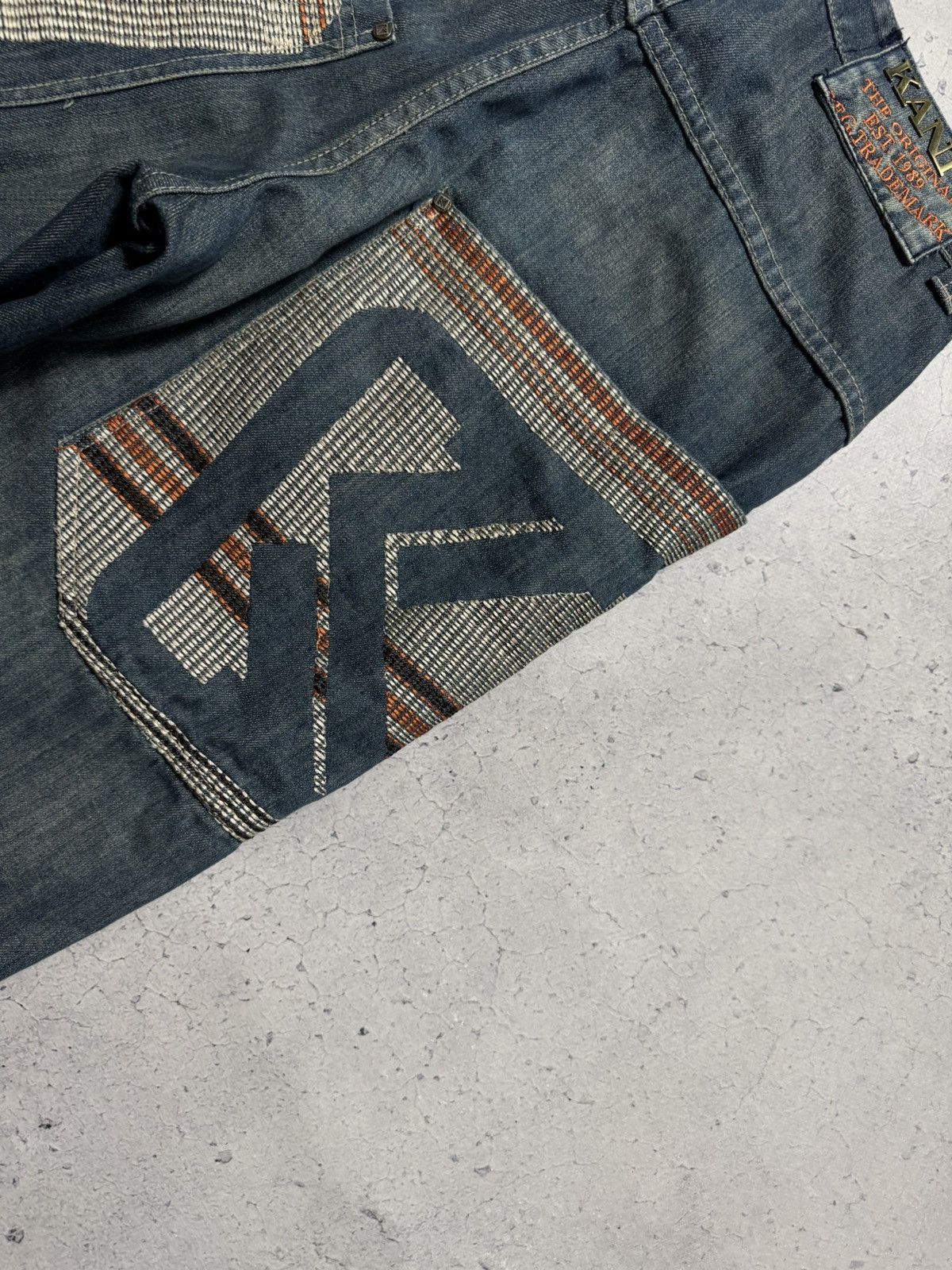 Karl Kani Karl Kani Vintage Rap Baggy Shorts Denim Jeans Size US 30 / EU 46 - 11 Thumbnail