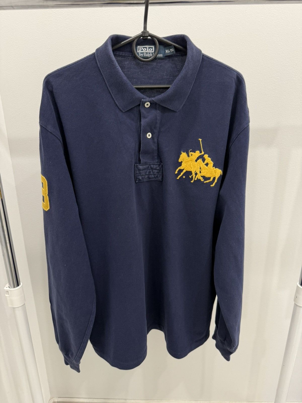 トップス archive polo Ralph lauren polo shirt Rare Japan Ralph Lauren track and field | Depop
