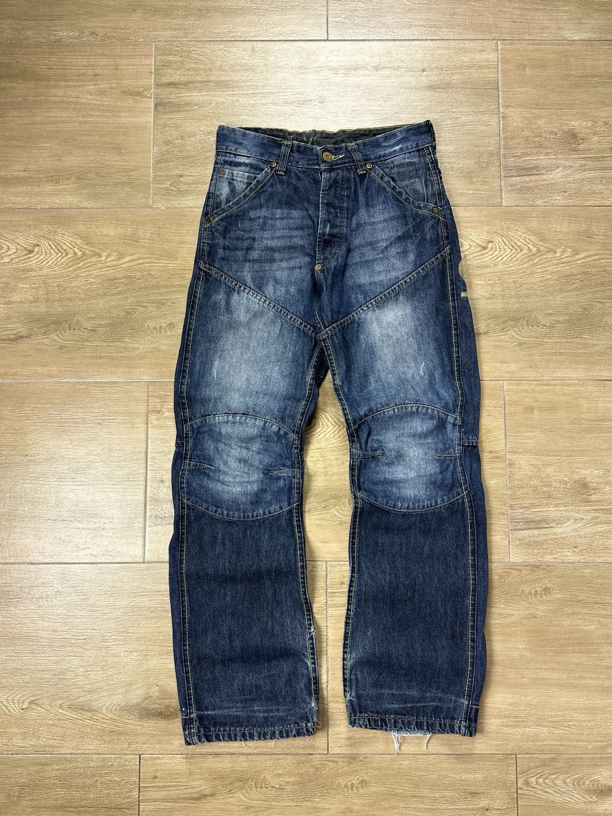 G-Star × Vintage Vintage Y2K G-Star Raw 96 Elwood 5620 Embroidery Logo Pants Size US 28 / EU 44 - 10 Thumbnail