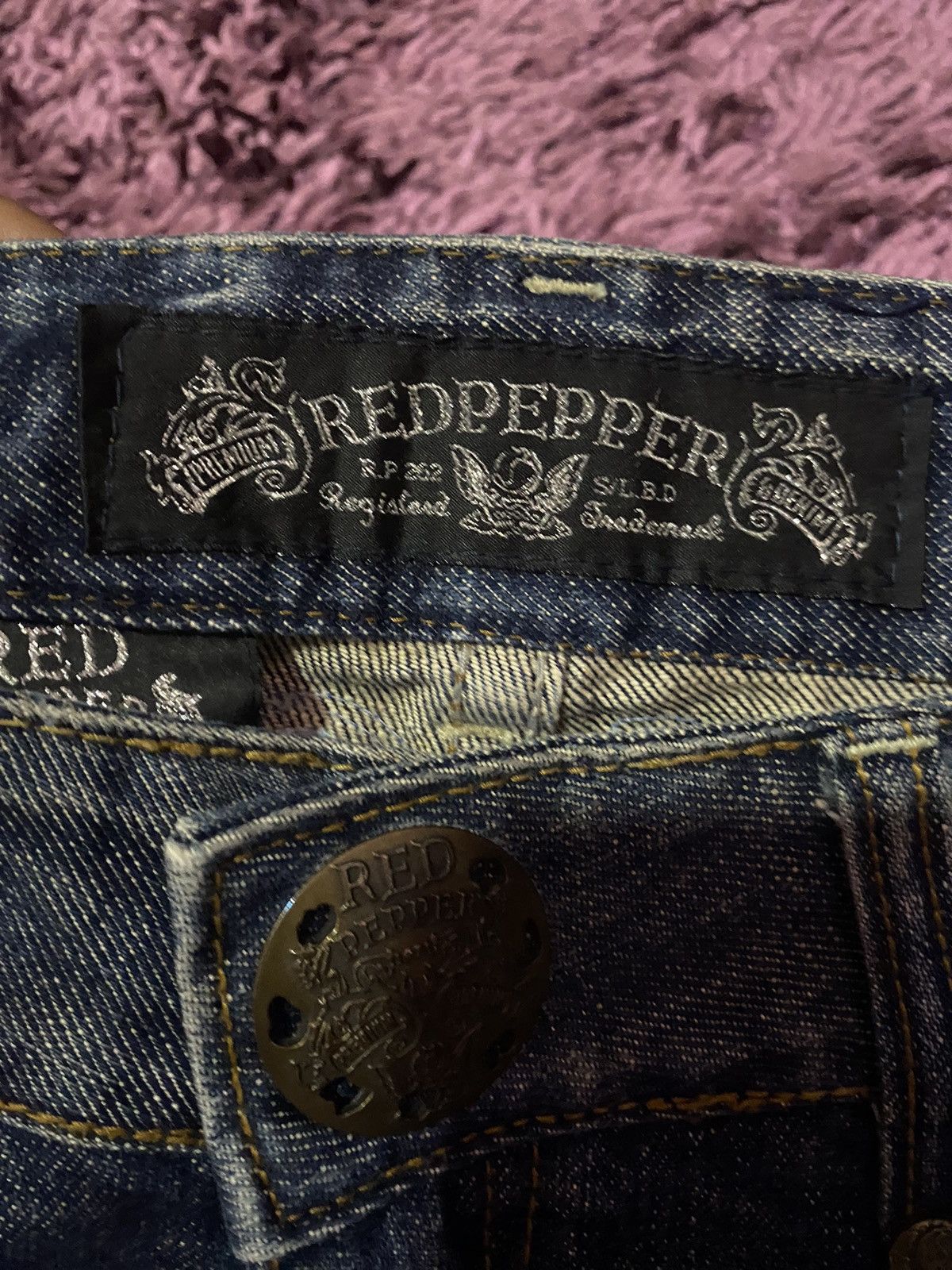 Japanese Brand × Vintage Vintage Redpepper Gold Label Straight Cut Jeans Size US 36 / EU 52 - 5 Thumbnail