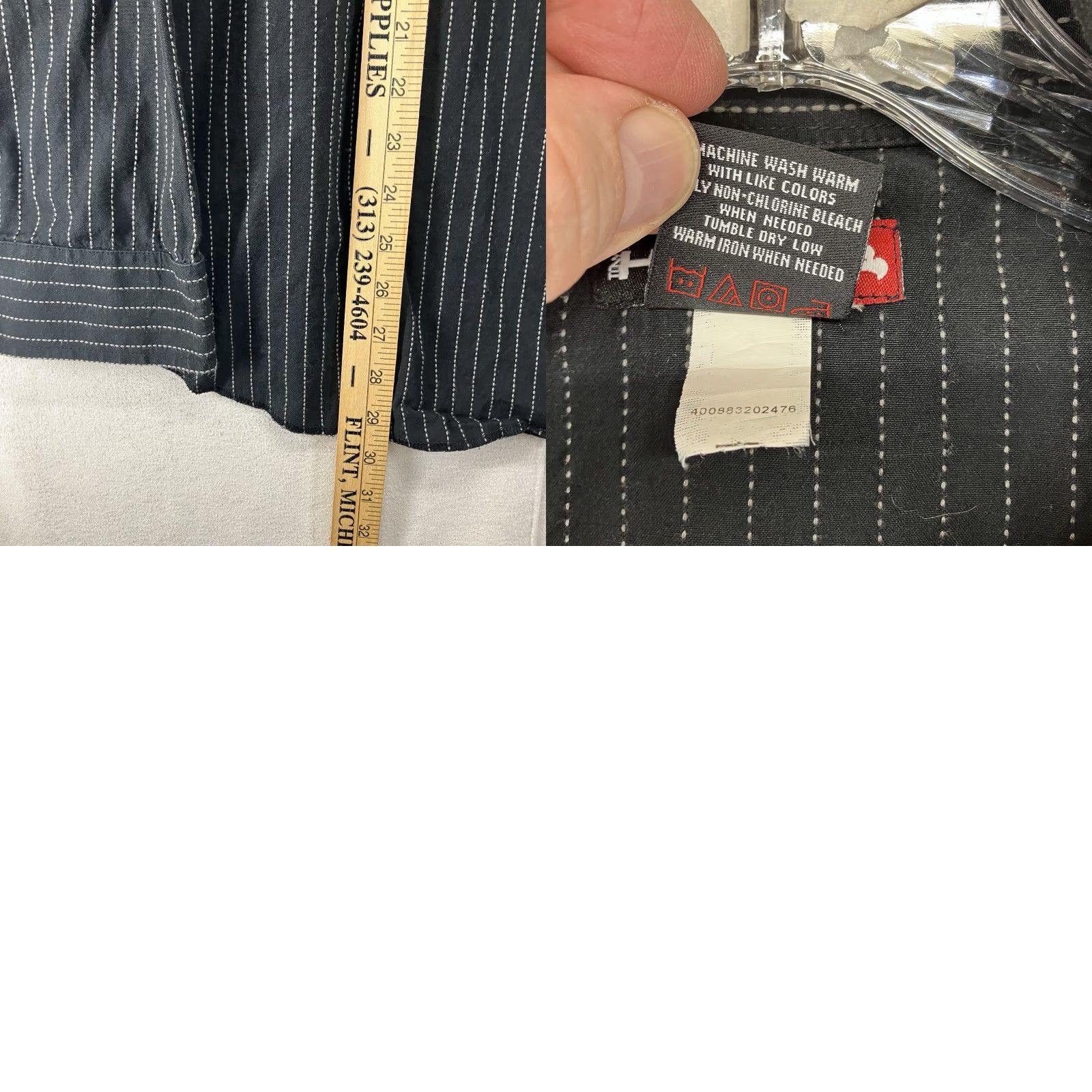 Vintage VINTAGE Mens Pearl Snap Western Shirt Large Tony Hawk y2k Style Black White Stitching Size US L / EU 52-54 / 3 - 10 Thumbnail