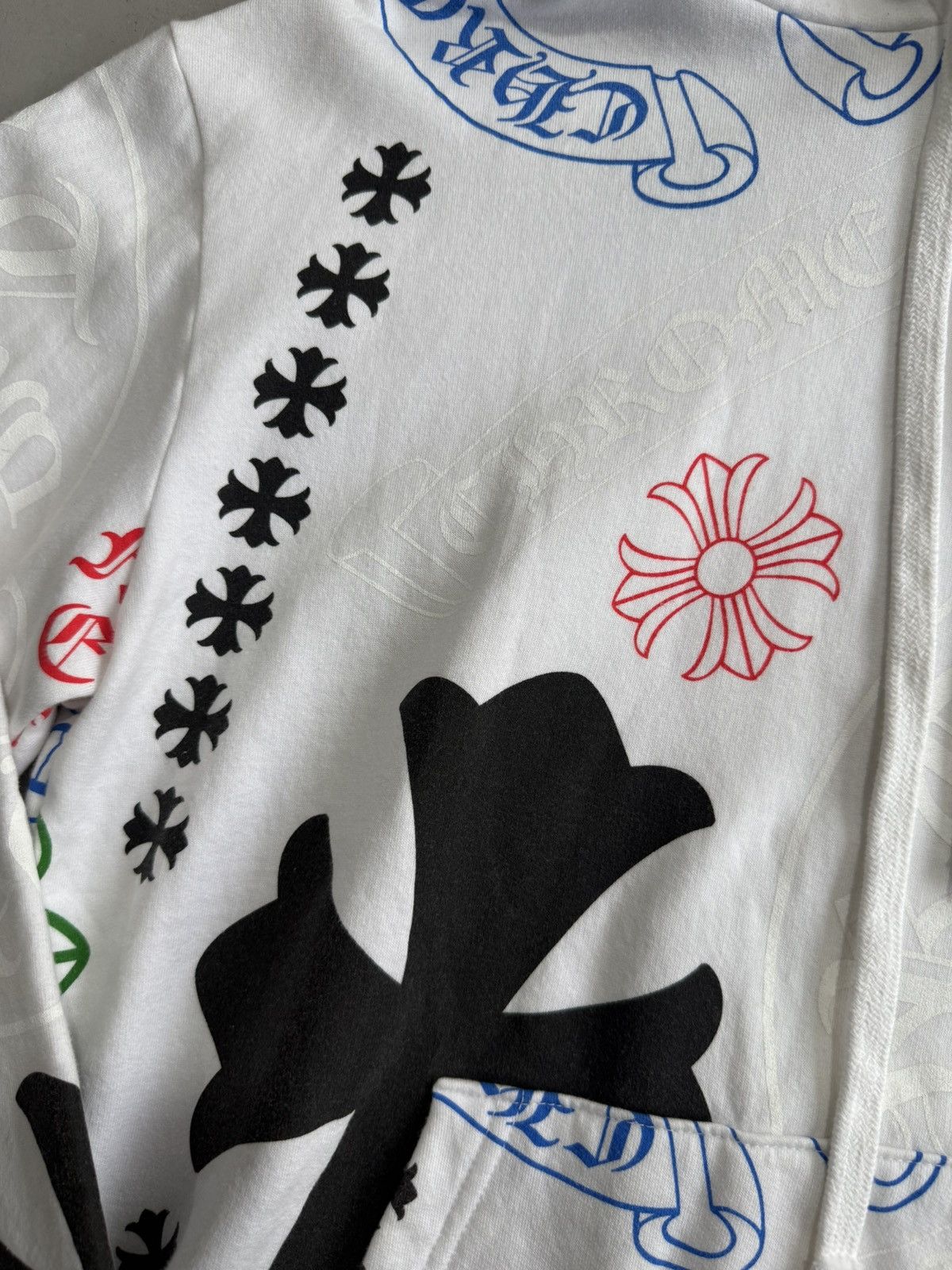 Chrome Hearts Rare - Stencil All Over Print Hoodie Size US M / EU 48-50 / 2 - 7 Thumbnail
