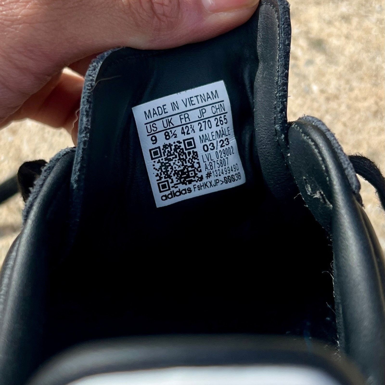Adidas Adidas Samba ADV 2023 Black White Gum | Size 9 Size US 9 / EU 42 - 3 Thumbnail