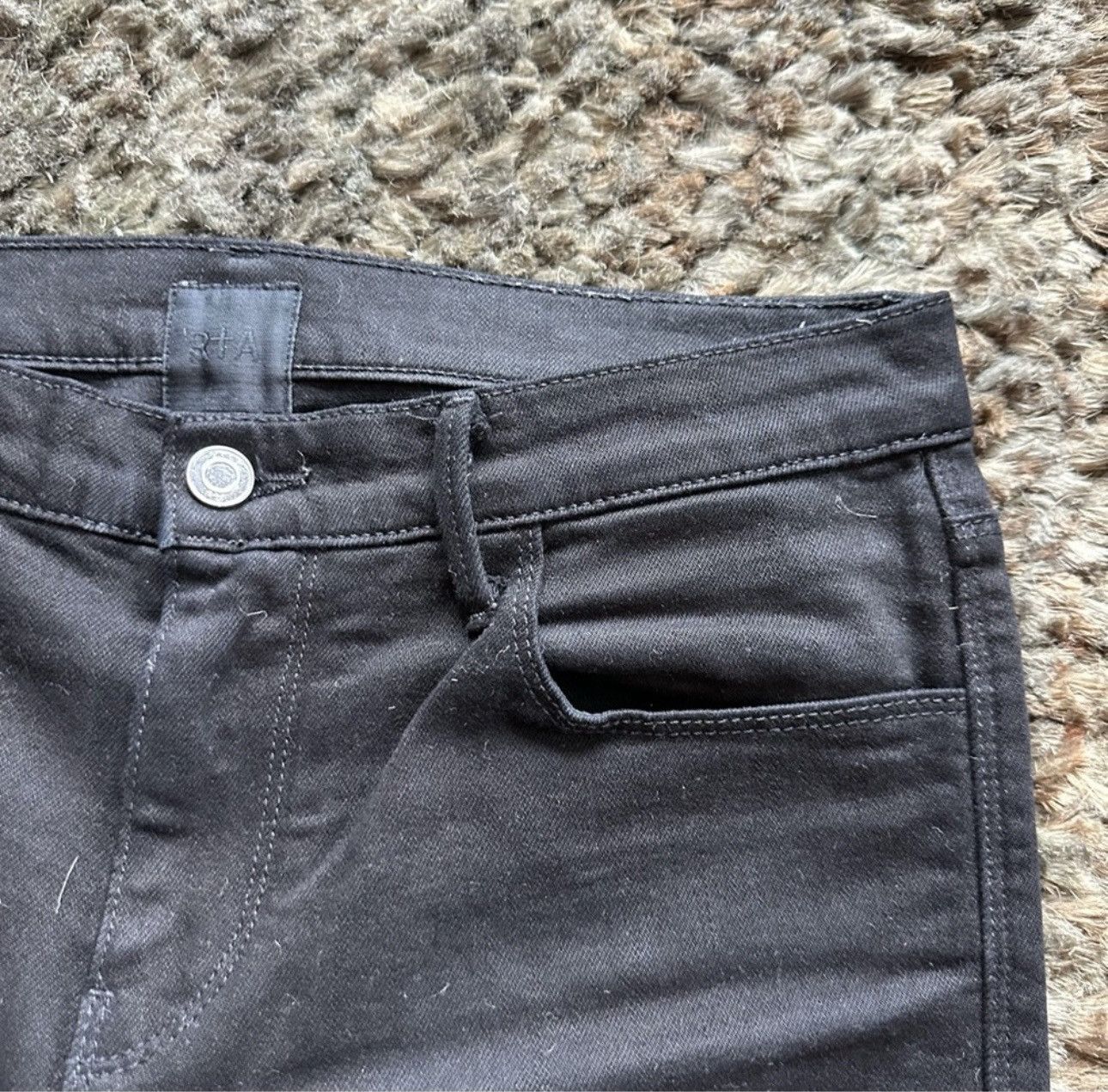 Rta RtA black denim jeans with cuts at the knees Size US 30 / EU 46 - 2 Thumbnail
