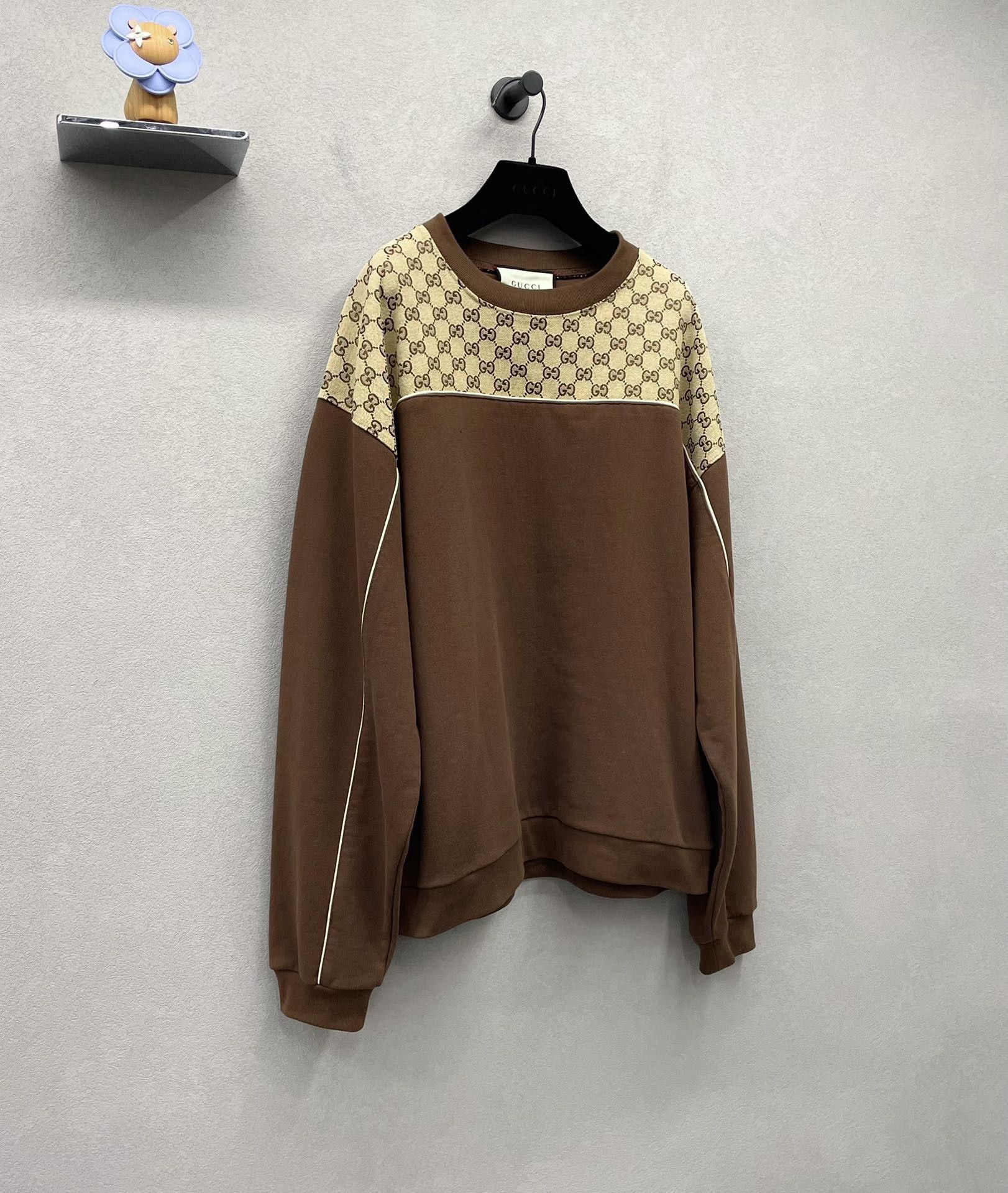 Gucci Gucci Brown double g sweatshirt 2501-Nextarrow Size US M / EU 48-50 / 2 - 3 Thumbnail