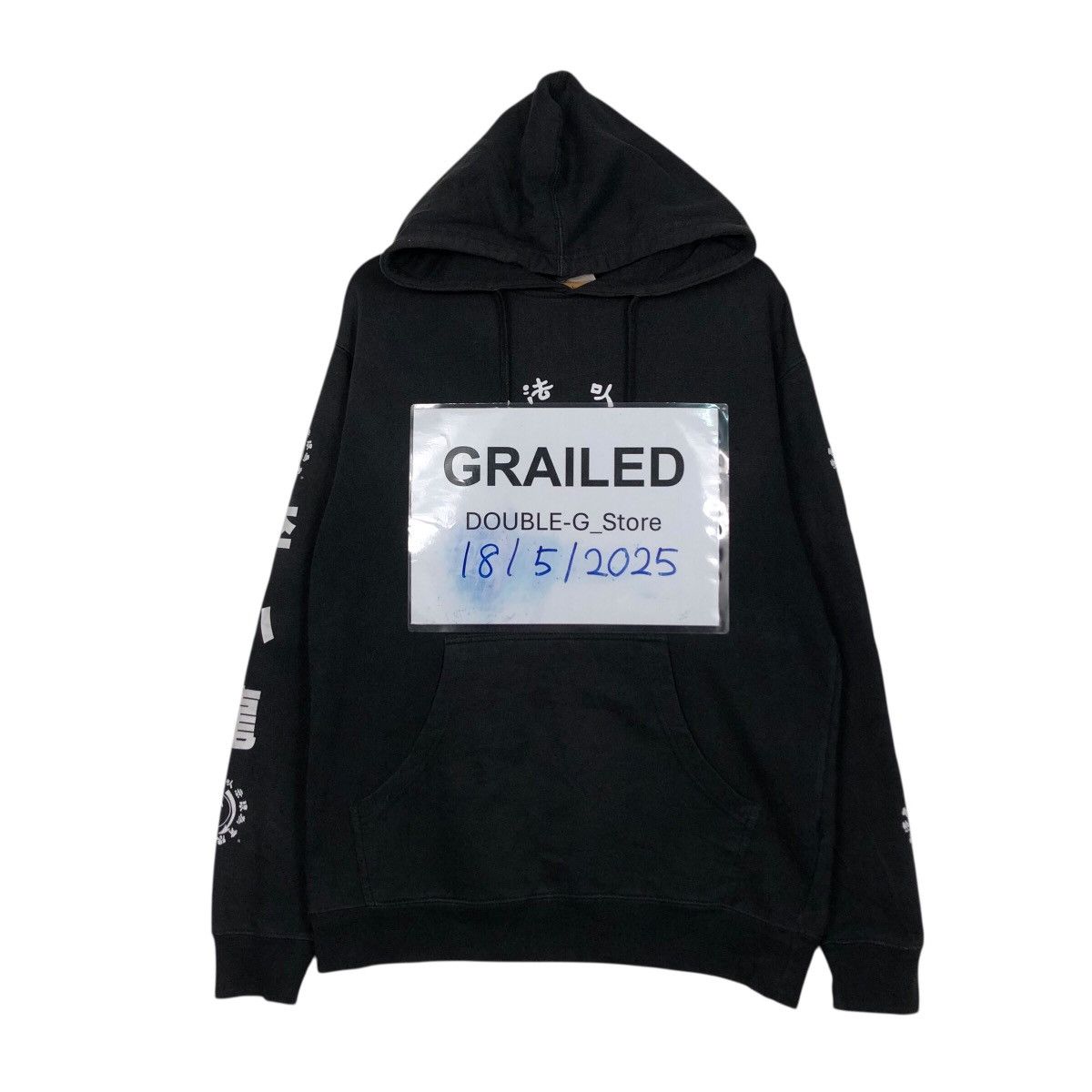 Japanese Brand 📌Vintage Hoodie Pull Over RVCA Big Logo Design Size US M / EU 48-50 / 2 - 1 Thumbnail