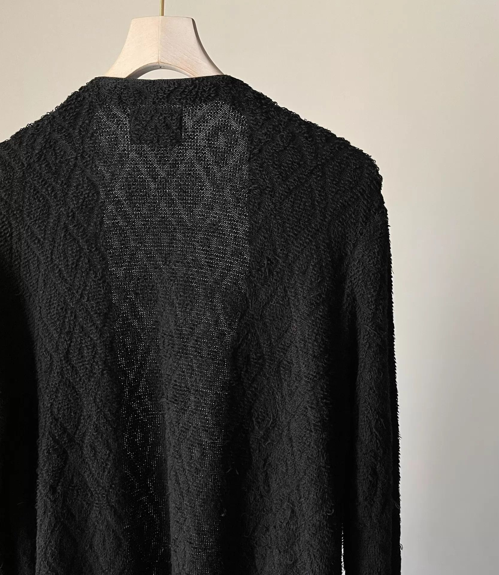 Number (N)ine Number (N)ine 04AW Long Knit Cardigan Black Size US M / EU 48-50 / 2 - 4 Thumbnail