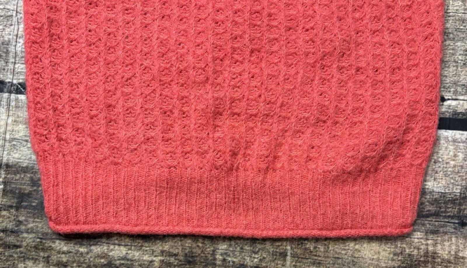 Other Anthropologie Sweater Womens XS Wool Blend Ruffle Boat Neck Size XS / US 0-2 / IT 36-38 - 5 Thumbnail