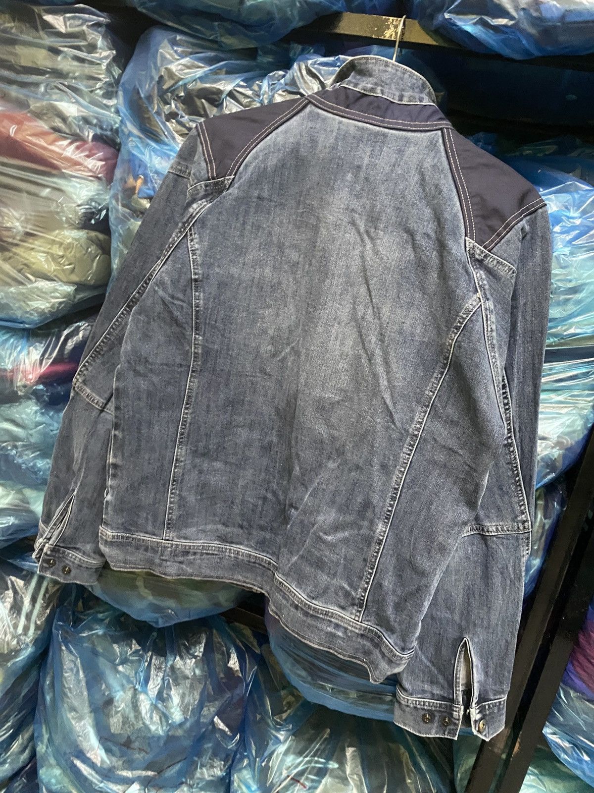 Japanese Brand Tora Japan Tactical Denim Work Jacket with Cordura Shoulder Size US L / EU 52-54 / 3 - 12 Thumbnail
