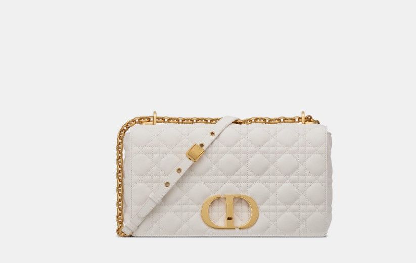 Dior o1w1db10325 Size: OS / M9243U Large Caro Bag in White Size ONE SIZE - 2 Thumbnail