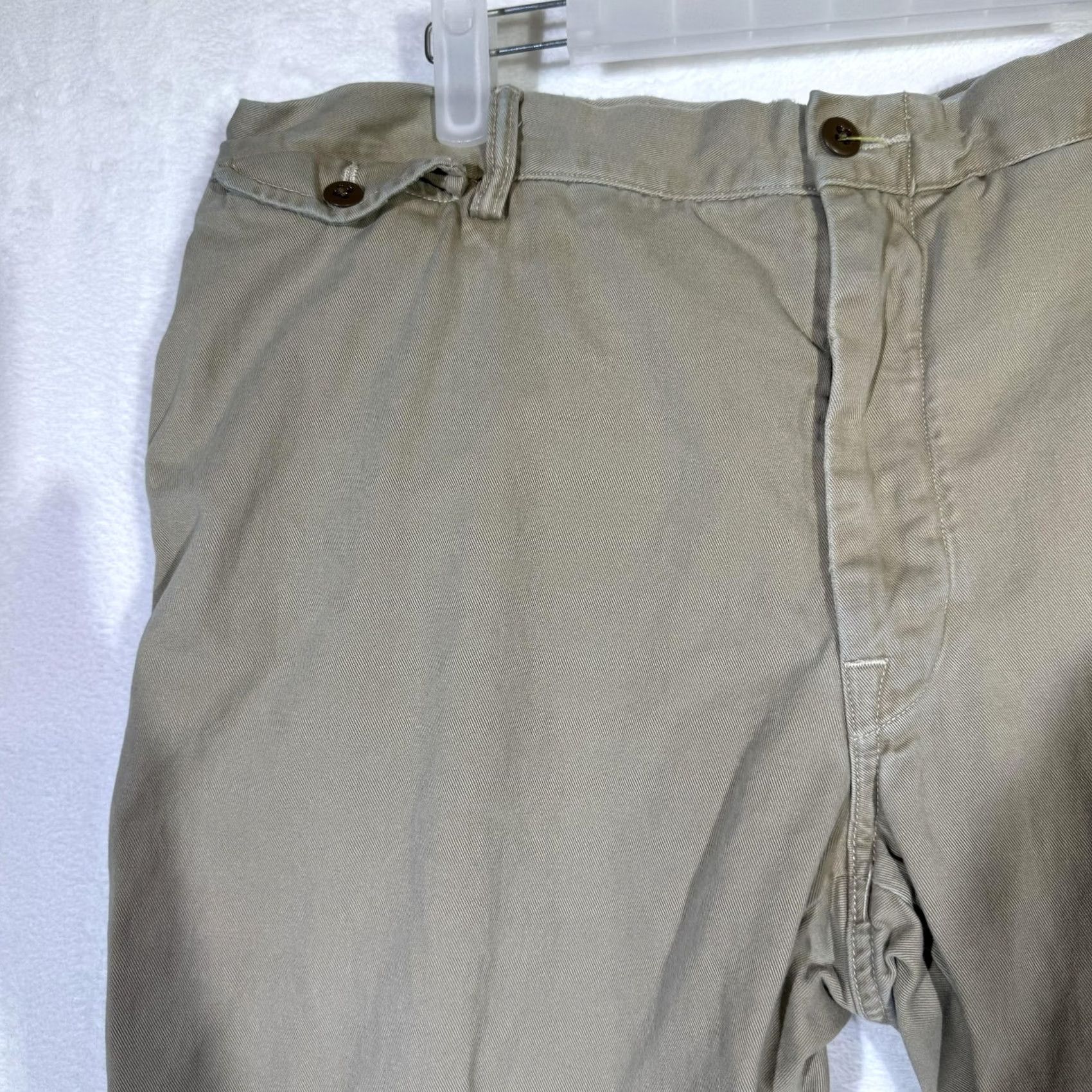 Polo Ralph Lauren VINTAGE Polo Ralph Lauren Pants Mens 40x30 Khaki Classic Fit Casual Chino Flat Front Size US L / EU 52-54 / 3 - 5 Thumbnail