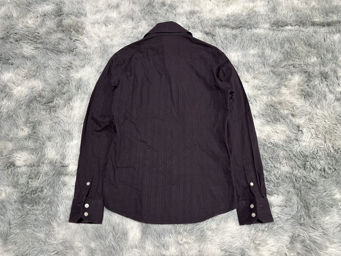 Tornado Mart 🔥Sick Y2K Tornado Mart Striped Shirt Tribal Embroidered Size US M / EU 48-50 / 2 - 11 Thumbnail