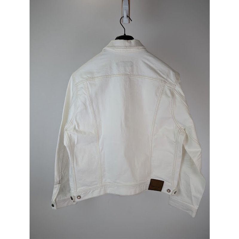 Tom Ford o1rshd1 Iconic Denim Jacket in Off-White Size US XL / EU 56 / 4 - 16 Thumbnail