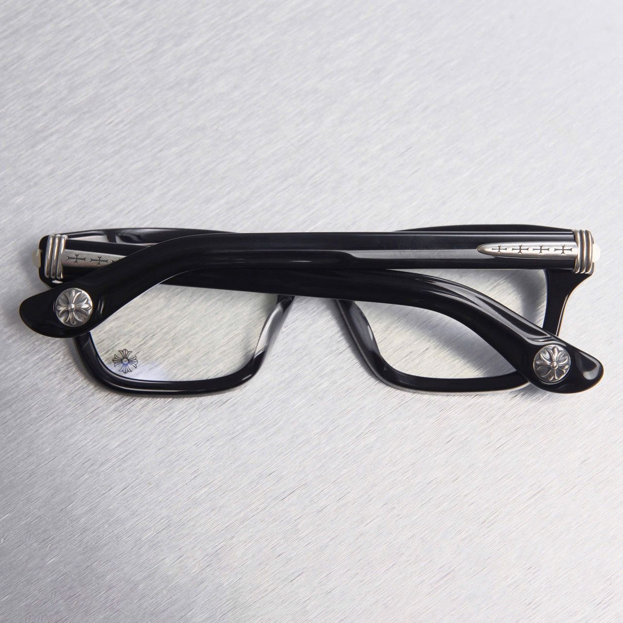 Chrome Hearts CHROME HEARTS TRYPOLEAGAIN BLACK GLASSES Size ONE SIZE - 7 Thumbnail