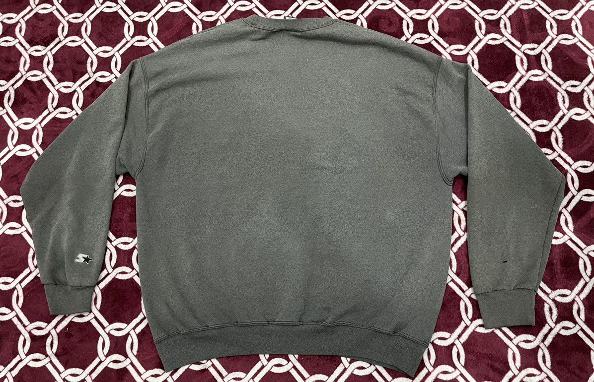 Starter × Vintage 🔥Vintage Starter Logo Distressed Faded Crewneck Sweatshirt Size US XL / EU 56 / 4 - 2 Thumbnail