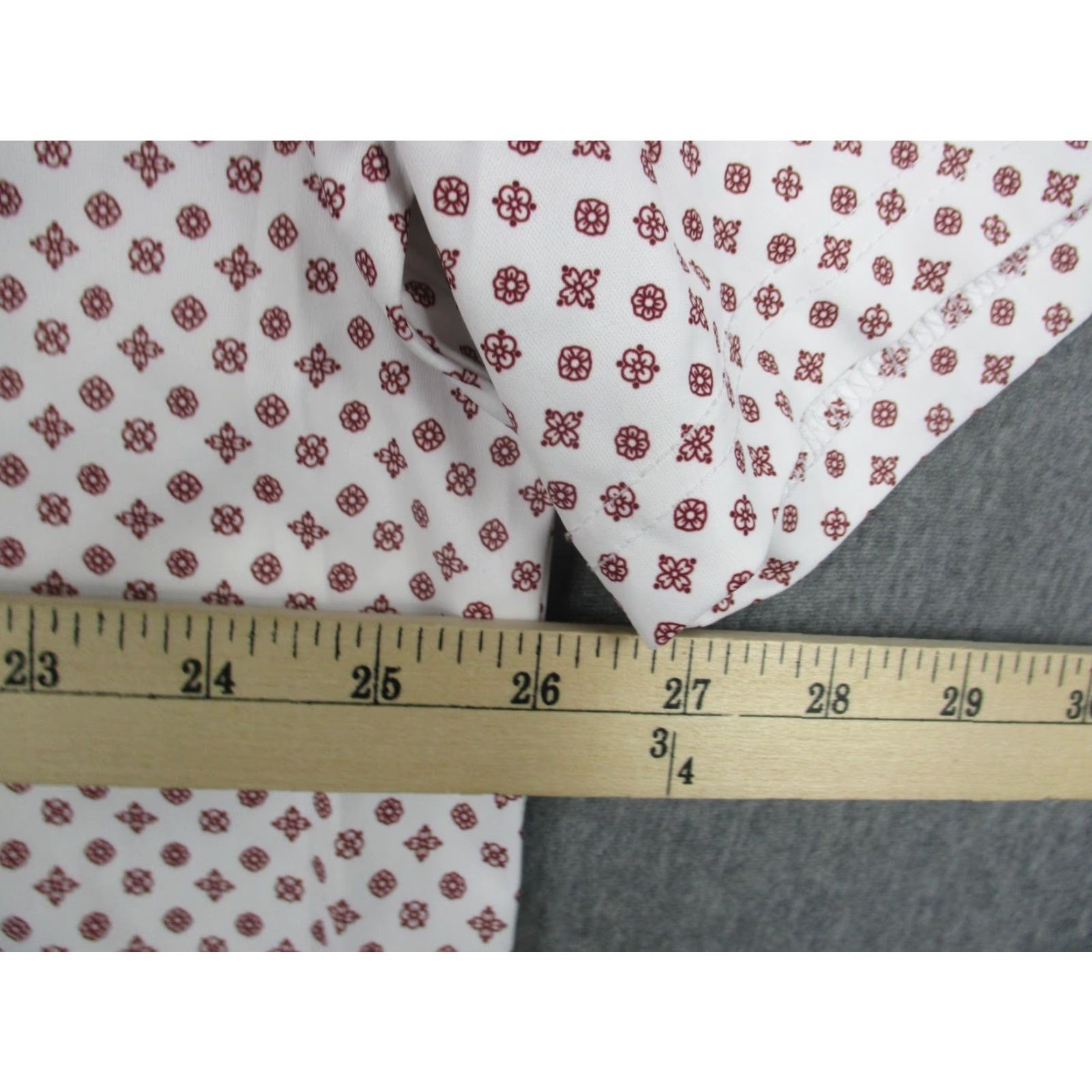 Vintage Swannies Polo Shirt Mens 3XL White Red Performance Polyester Golf Short Sleeve Geometric Size US XXL / EU 58 / 5 - 6 Thumbnail