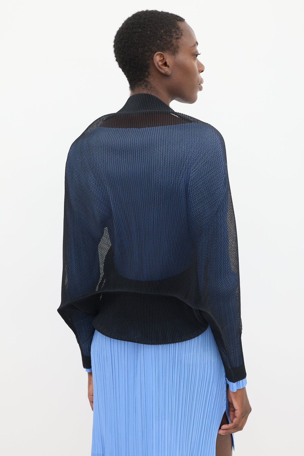 Pleats Please Issey Miyake Pleats Please Issey Miyake Bolero Mesh Cardigan Size L / US 10 / IT 46 - 5 Thumbnail