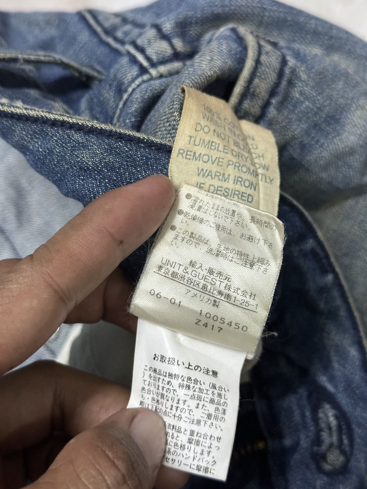 Kapital Distress Robin Jeans Flare Embroid Denim. Size US 32 / EU 48 - 17 Thumbnail