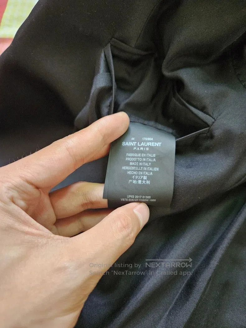 Yves Saint Laurent Saint Laurent Black Smoking Jacket. Size US S / EU 44-46 / 1 - 7 Thumbnail