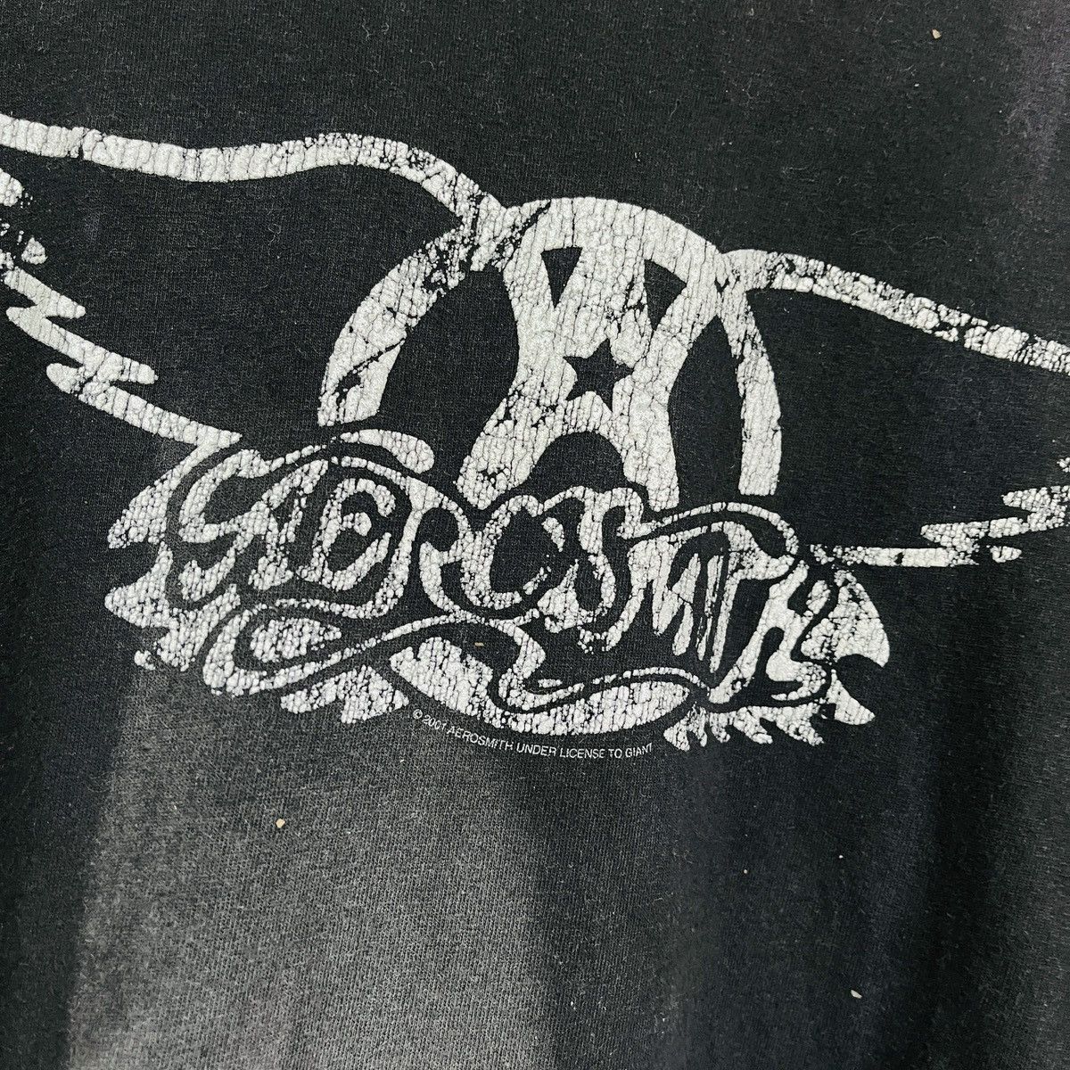 Aerosmith × Giant × Vintage Faded Aerosmith Rock Band TShirt Copyright 2001 Size US XL / EU 56 / 4 - 6 Thumbnail
