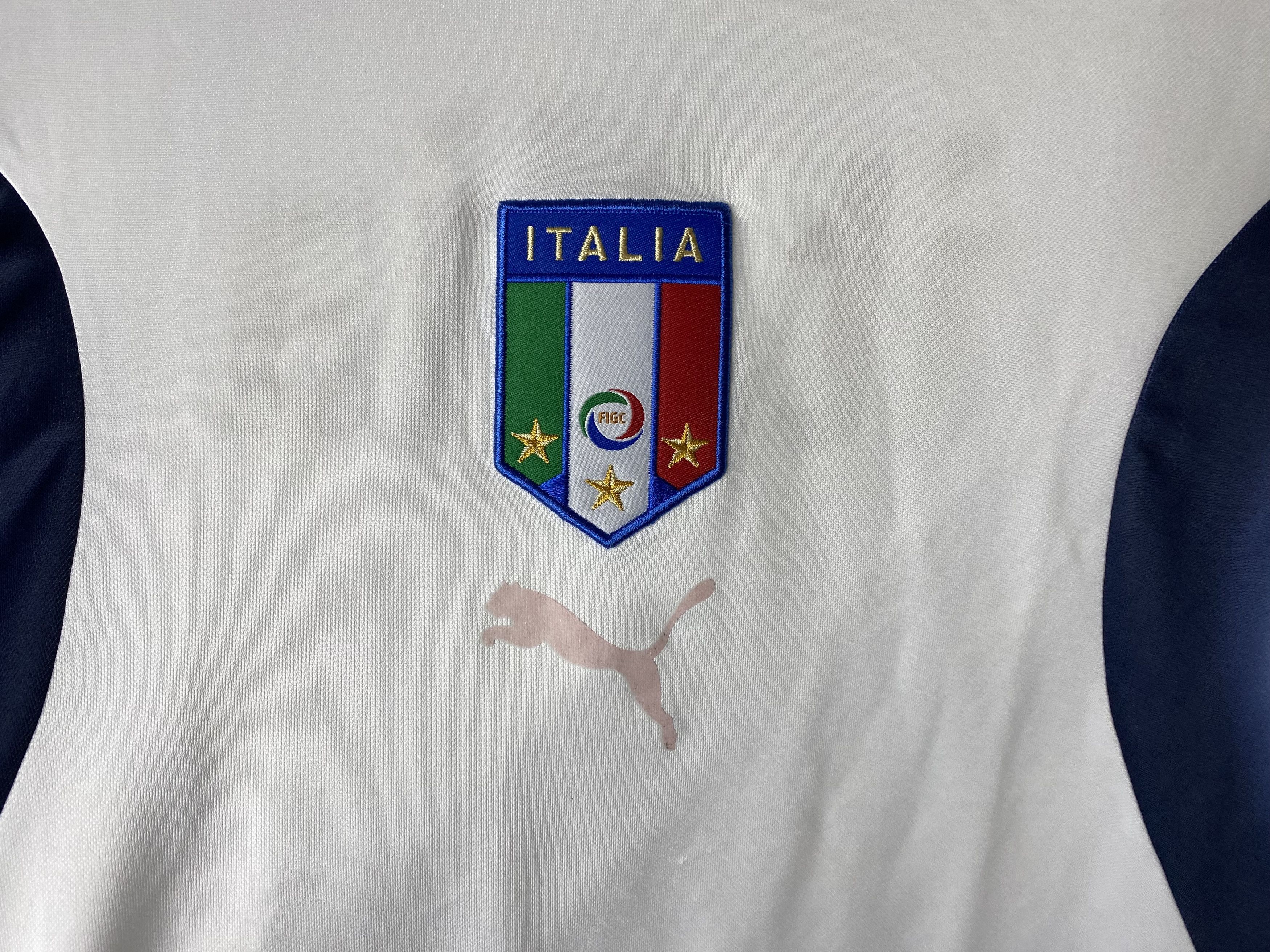 Puma ITALY TEAM 2006 2008 TRAINING FOOTBALL SHIRT SOCCER JERSEY Size US S / EU 44-46 / 1 - 4 Thumbnail
