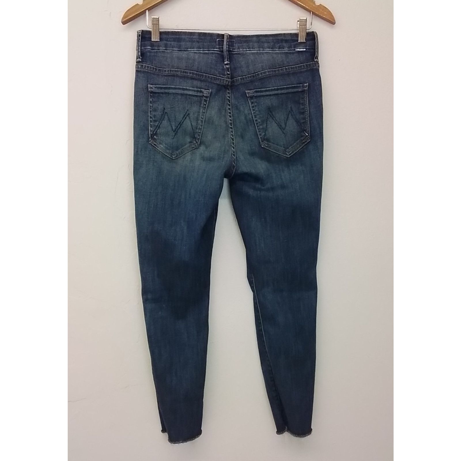 MOTHER Mother Looker Ankle Fray Jean Women's 29" High Waist Size 29" - 3 Thumbnail