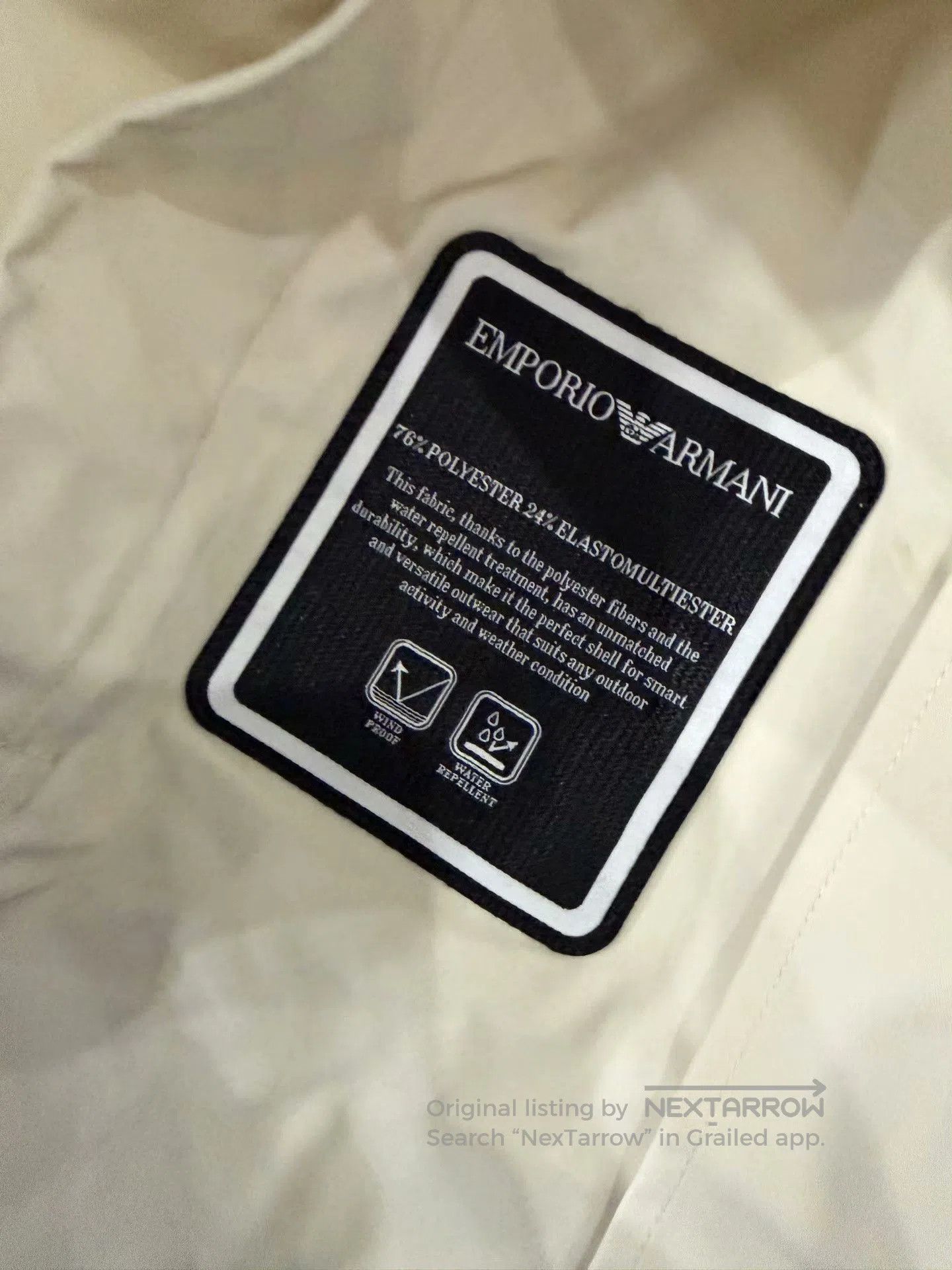 Emporio Armani Emporio Armani Shirt-Style Hooded Jacket. Size US L / EU 52-54 / 3 - 4 Thumbnail