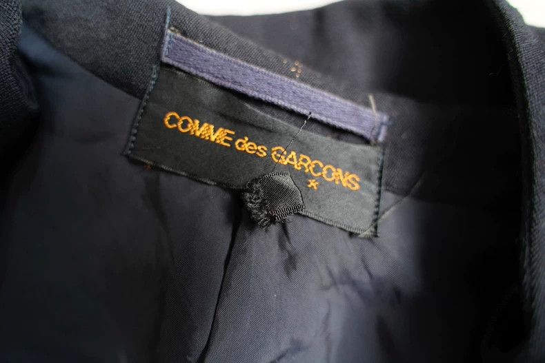 Comme des Garcons Comme Des Garcons Navy blue wool witch hat coat Size M / US 6-8 / IT 42-44 - 8 Thumbnail